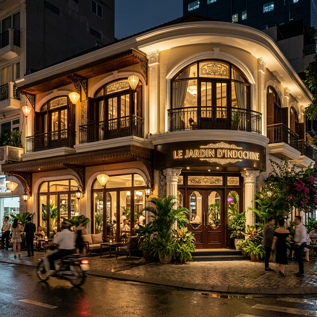 Kiến trúc ngoại thất Bistro Việt Nam